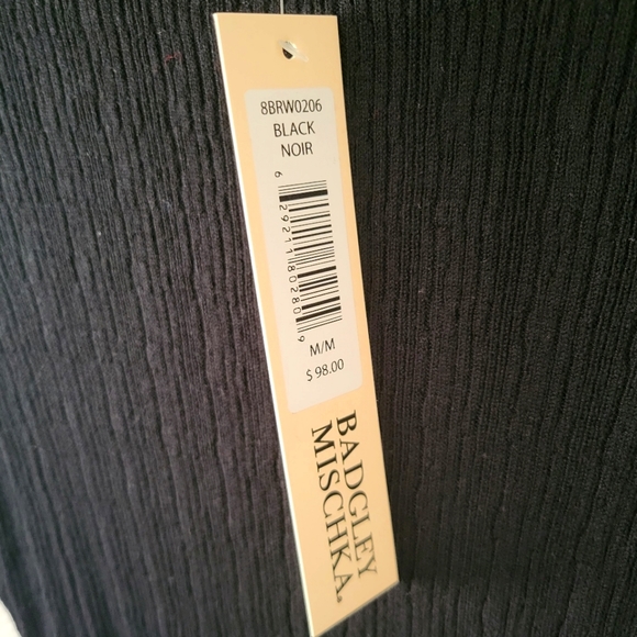 Badgley Mischka- Black Noir Top - Picture 2 of 3